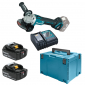 Makita - Akumulatorska ugaona brusilica DGA504RTJ - DGA504RTJ