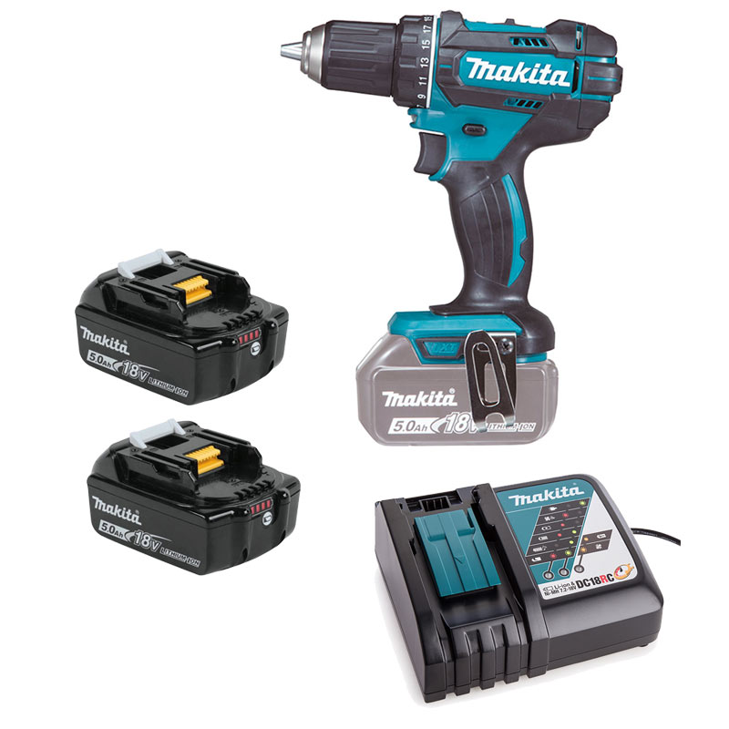 Makita - Akumulatorska bušilica DDF482RTJ 2x5Ah